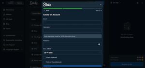 Stake.com Registrering og medlemskap