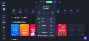 Thrill innskudd og uttak