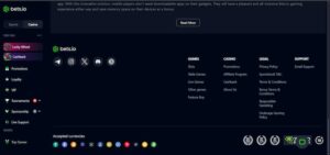 Bets.io innskudd og uttak