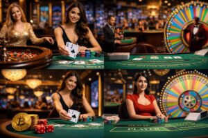 Live dealer-spill du kan spille med Bitcoin