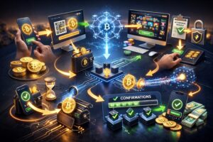 Hvordan innskudd og uttak med Bitcoin fungerer på nettcasino