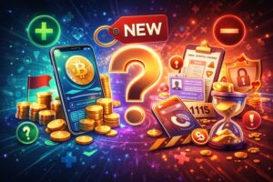 Fordeler og ulemper med bonus uten innskudd i nye kryptokasinoer