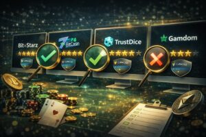 Topp 4 seriøse kryptokasinoer med høye Trustpilot-vurderinger
