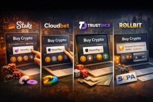 Fire dokumenterte eksempler på kryptocasinoer
