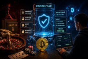 Fremveksten av provably fair-spilling