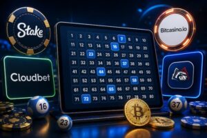 Fire sider for Keno med Bitcoin på nettcasino